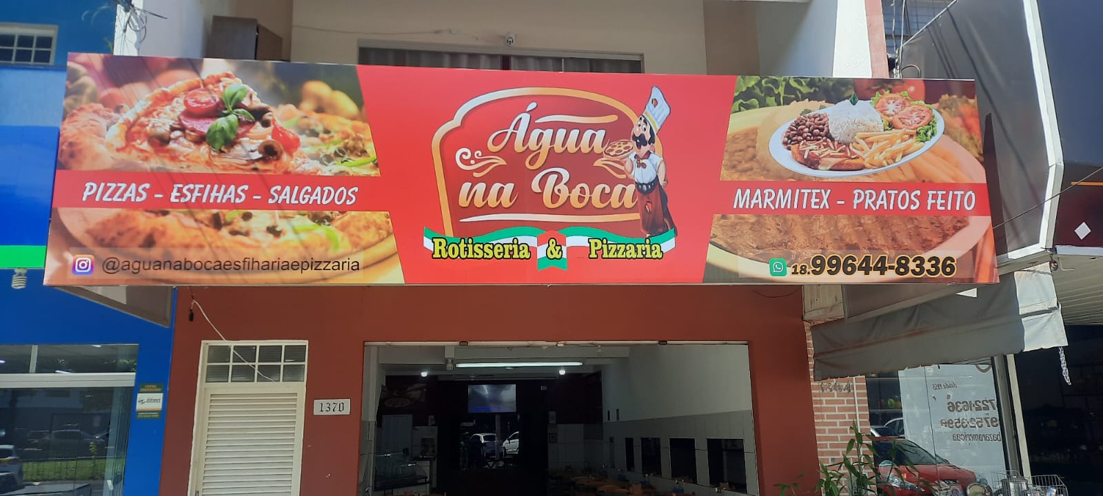 agua na boca Rotisseria e pizzaria